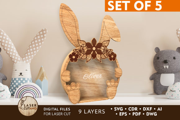 Download RABBITS EASTER Sweets Box Bundle, Candy - Premium Resources