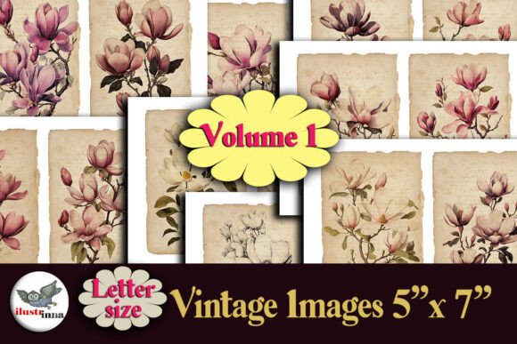 Download Vintage Magnolia Art Prints Vol 1 - Prints Collection